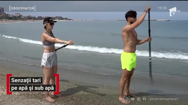 Stand-up paddleboarding, un nou sport pe litoral