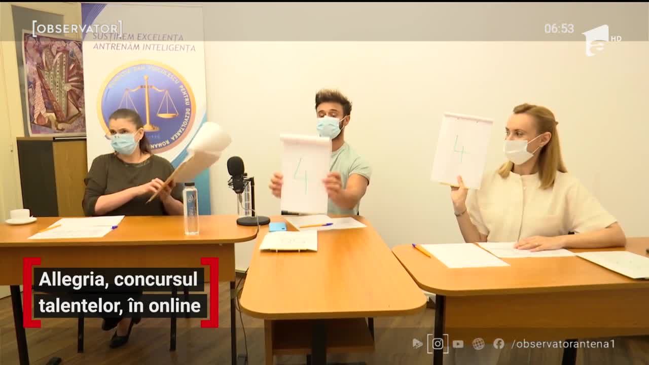 Allegria, concursul talentelor, &icirc;n online
