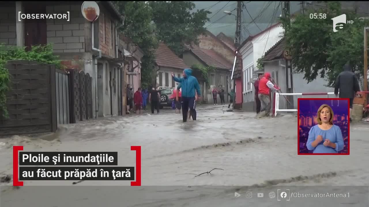 Ploile și inundațiile au făcut prăpăd &icirc;n țară