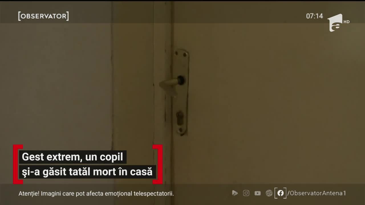 Gest extrem, un copil din Iași și-a găsit tatăl mort &icirc;n casă