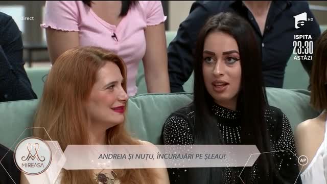 Andreia și Nuțu, prietenie cu &icirc;ncurajări: Nu vrei o relație cu Costi, dar &icirc;ți place să-ți dea palme peste posterior