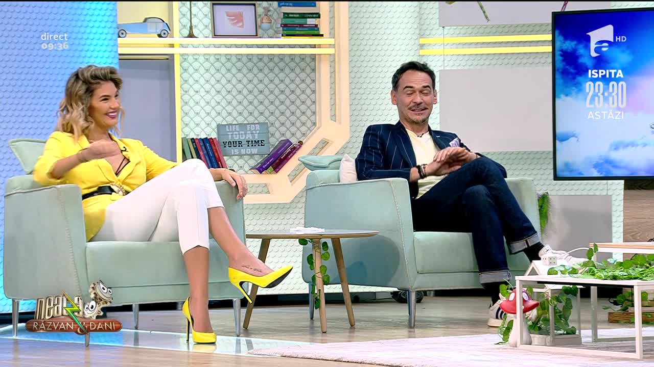 Mihai Nistor, uriașul &icirc;mbl&acirc;nzit de bebelușul său, face o demonstrație de forță, la Neatza cu Răzvan și Dani