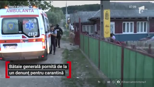 Bătaie generală pornită de la un denunț pentru carantină