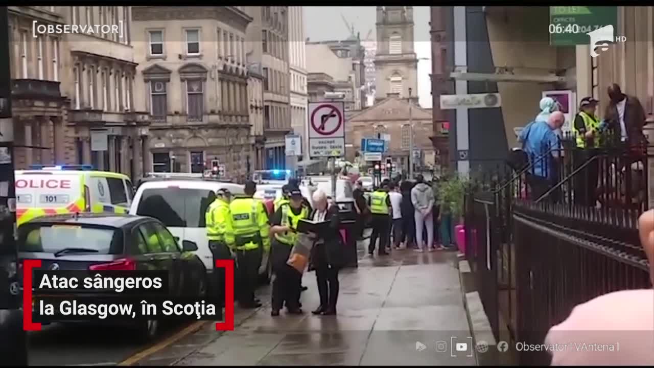 Atac s&acirc;ngeros la Glasgow, &icirc;n Scoția