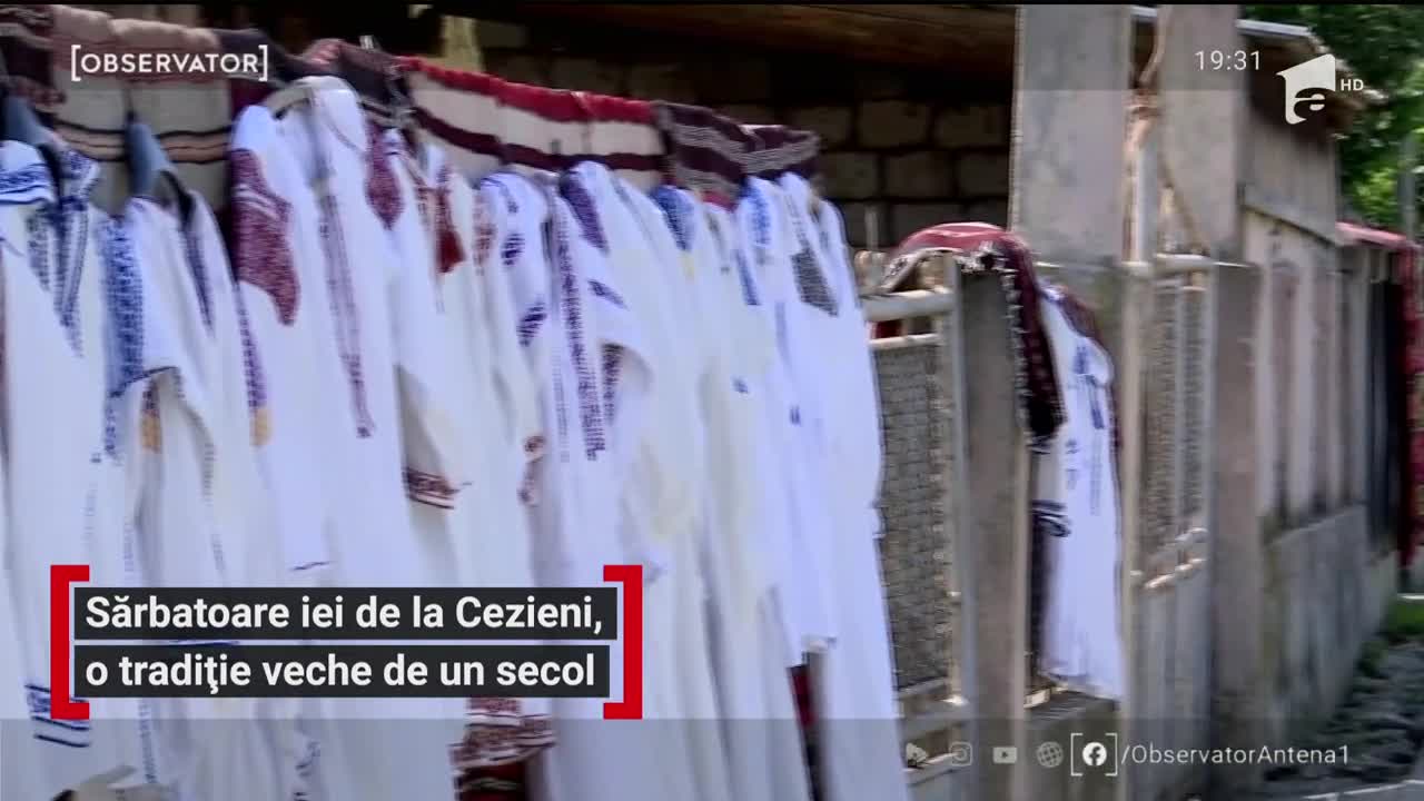 Sărbătoarea iei de la Cezieni, o tradiție veche de un secol