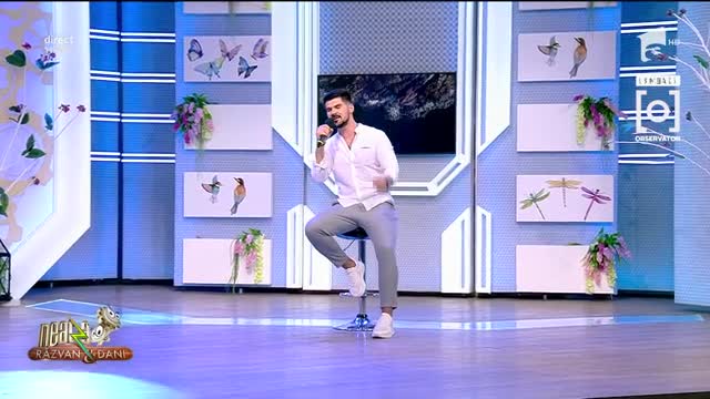 Lucian Colareza c&acirc;ntă melodia Tu Nombre, la Neatza cu Răzvan și Dani