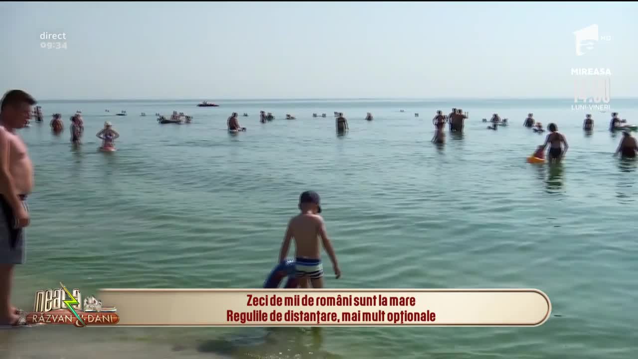 Zeci de mii de rom&acirc;ni sunt la mare. Regulile de distanțare, mai mult opționale