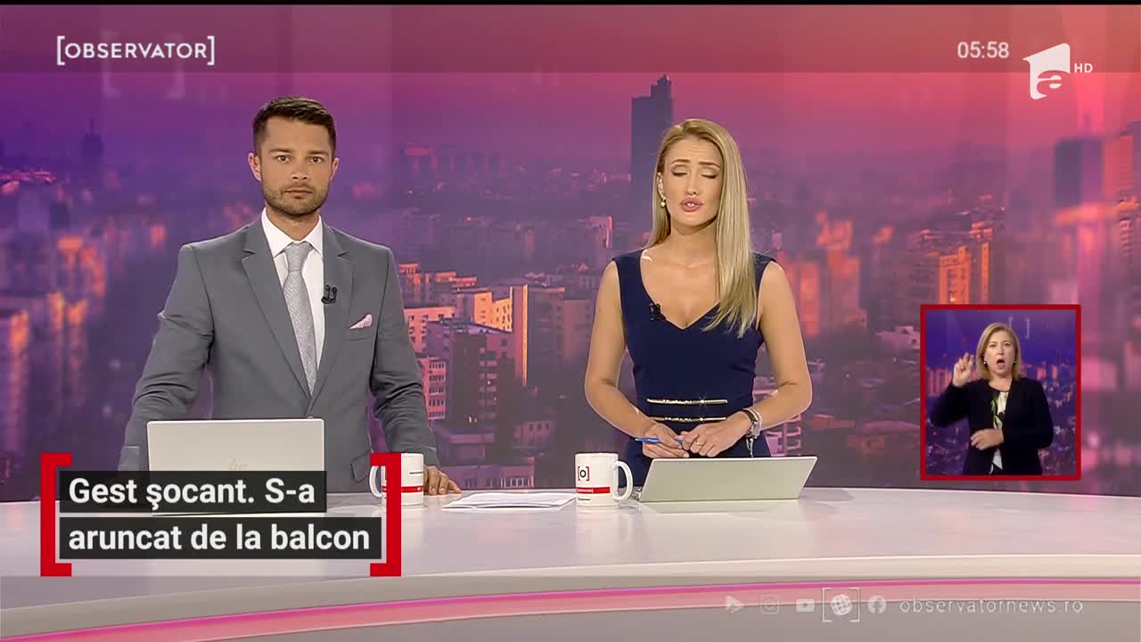 Gest şocant &icirc;n Capitală. O femeie s-a aruncat de la etajul şase