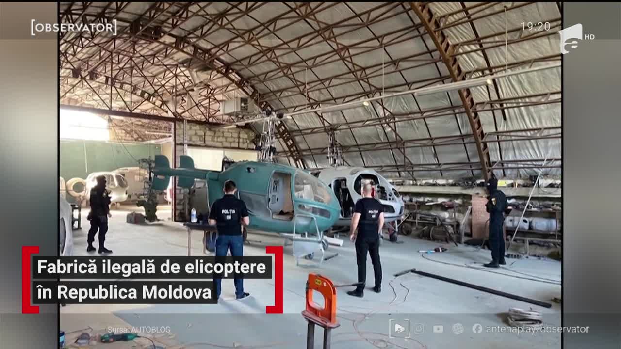 S-au apucat de produs ilegal elicoptere, dar au fost prinşi de poliţie, c&acirc;nd se pregăteau să v&acirc;ndă marfa
