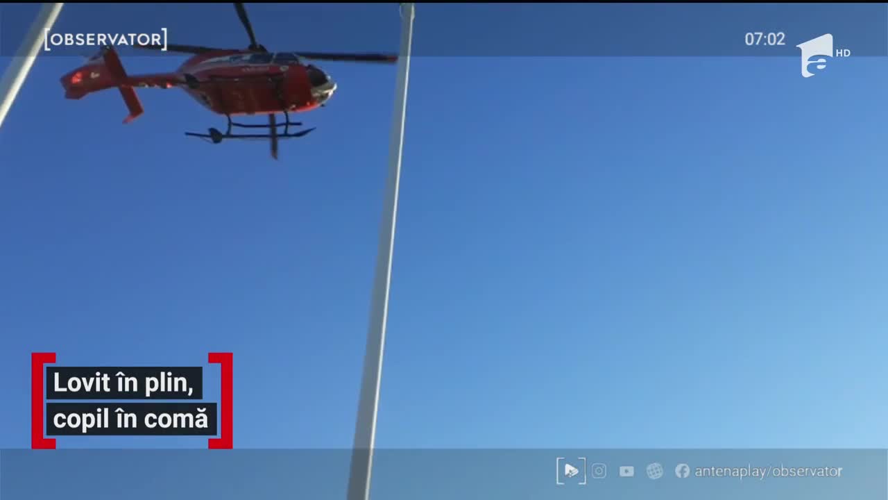 Grav accident de circulaţie, copil &icirc;n comă