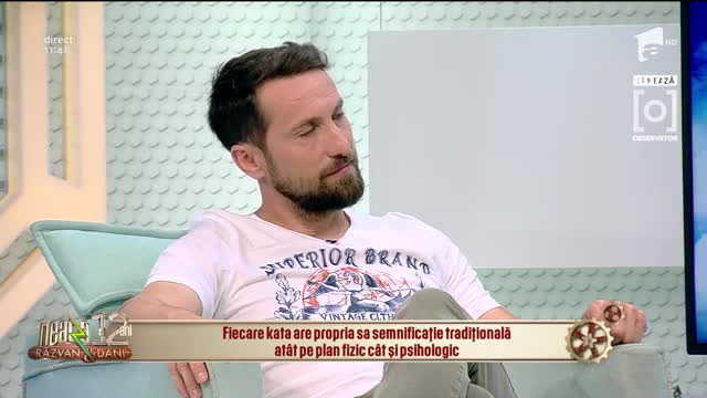 Super demonstrație de kata, la Neatza cu Răzvan și Dani