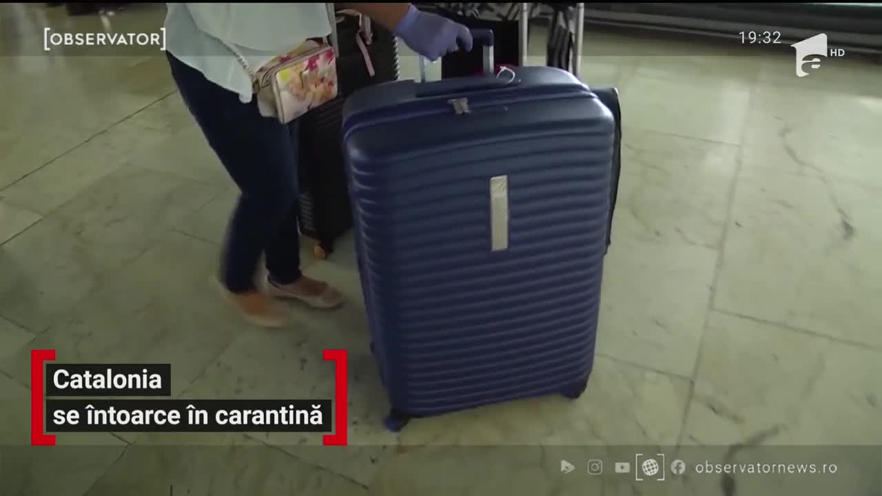 Catalonia se &icirc;ntoarce &icirc;n carantină
