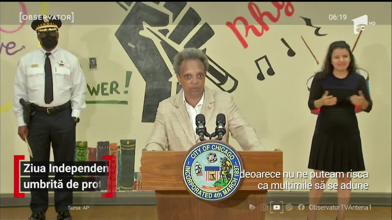 Statele Unite marchează Ziua Independenţei. Nu e un motiv de sărbătoare acolo, din cauza pandemiei şi a protestelor pentru egalitatea &icirc;ntre rase