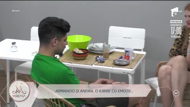 Armando și Andra, o iubire cu emoții: Simt că viața mea s-a schimbat!