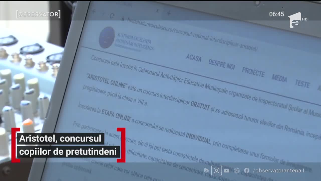 Aristotel, concursul copiilor de pretutindeni