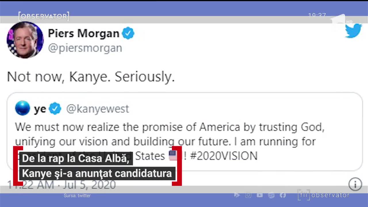De la rap la Casa Albă, Kanye și-a anunțat candidatura