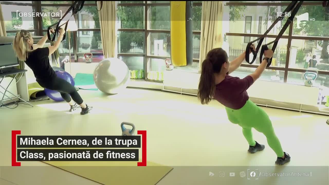Mihaela Cernea, &icirc;ntre muzică și sport. Artista şi-a deschis propria sală de fitness