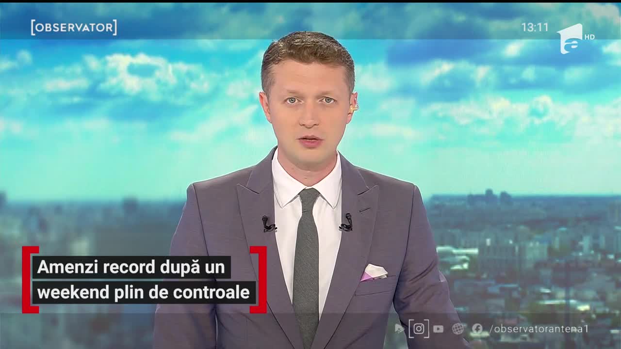 Amenzi record după un weekend plin de controale
