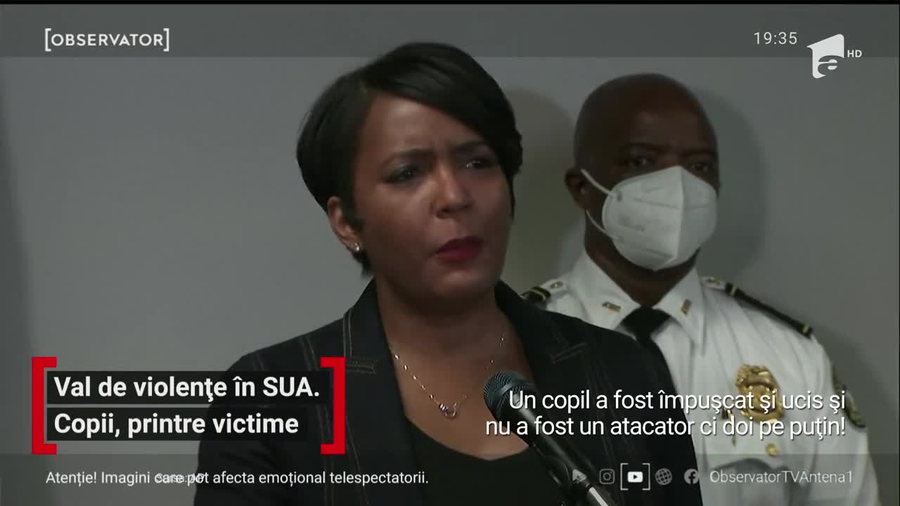 Val de violențe &icirc;n SUA. Copii, printre victime