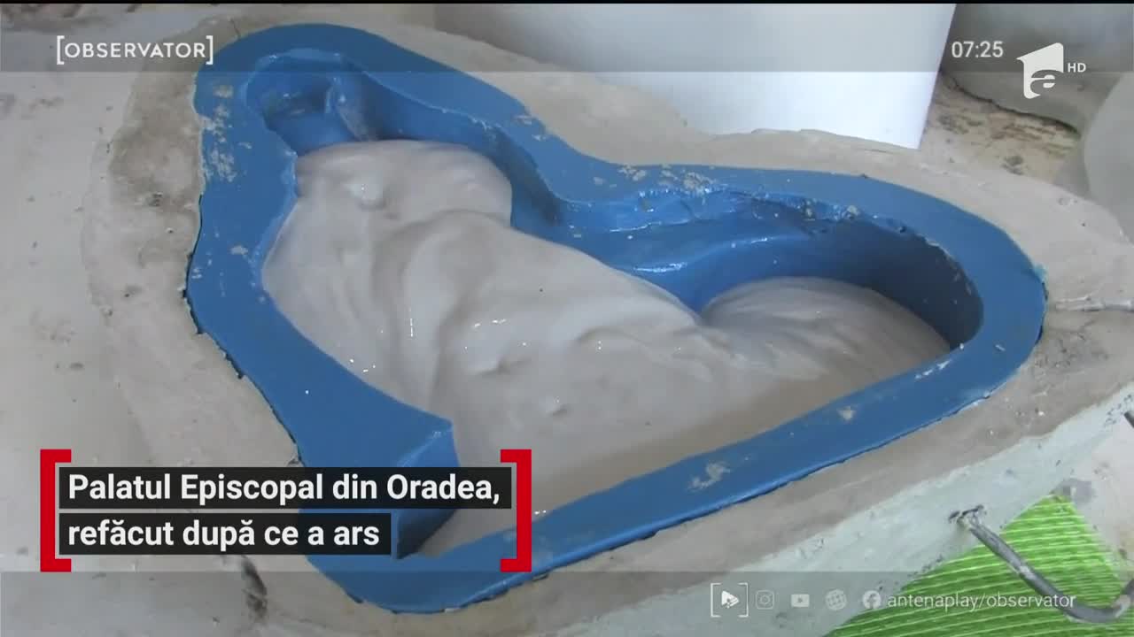 Palatul Episcopal din Oradea, refăcut după ce a ars