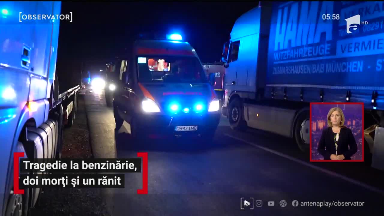 Tragedie la o benzinărie din D&acirc;mboviţa, doi morți și un rănit