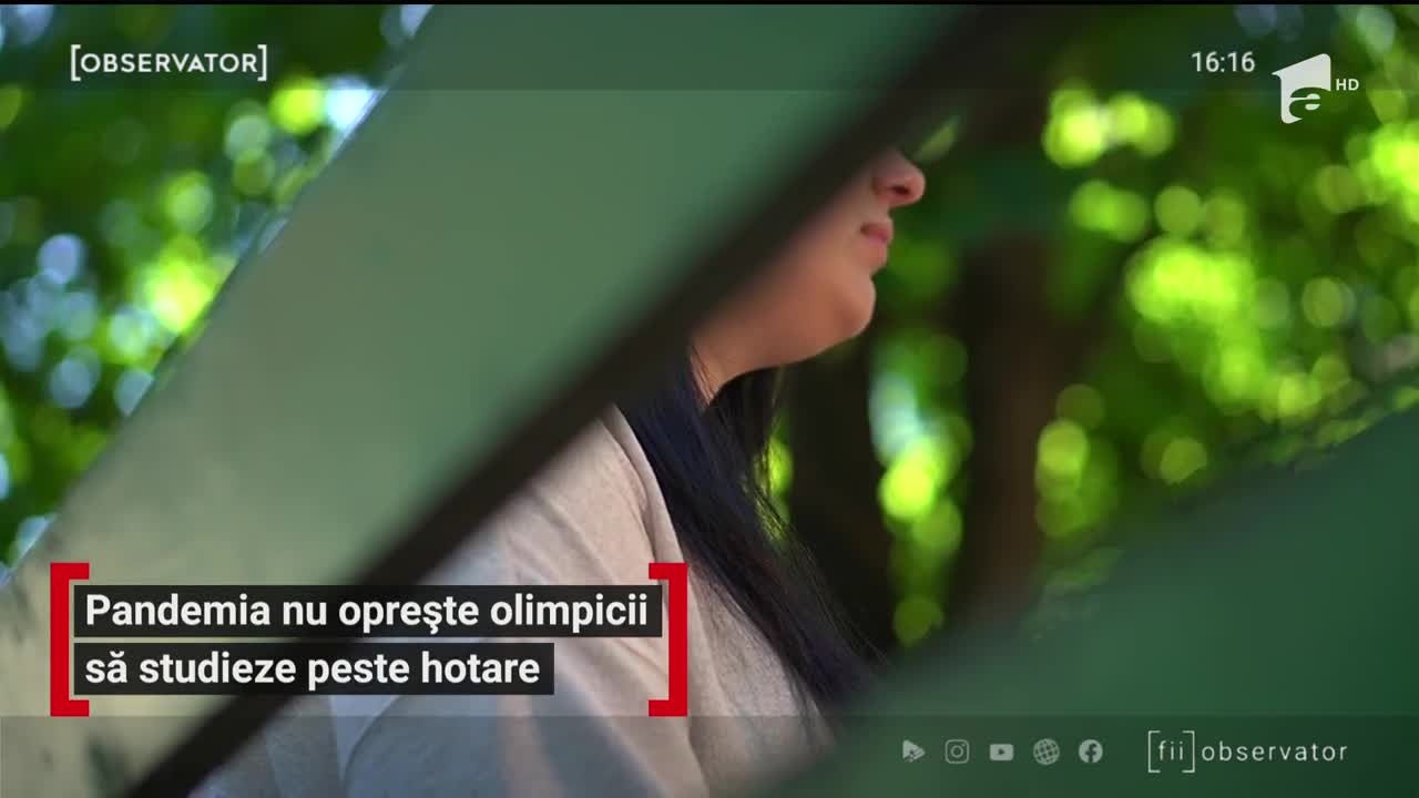 Pandemia nu oprește olimpicii să studieze peste hotare