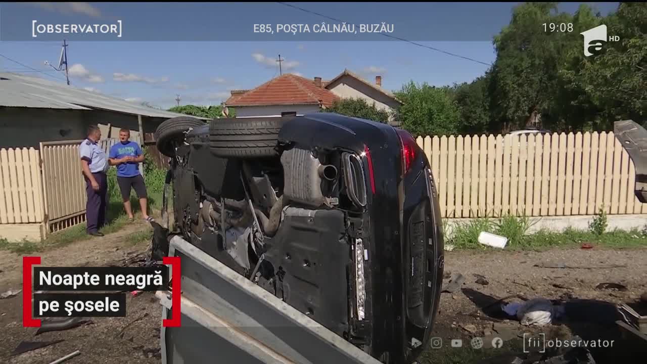 Noapte neagră pe şoselele din Rom&acirc;nia