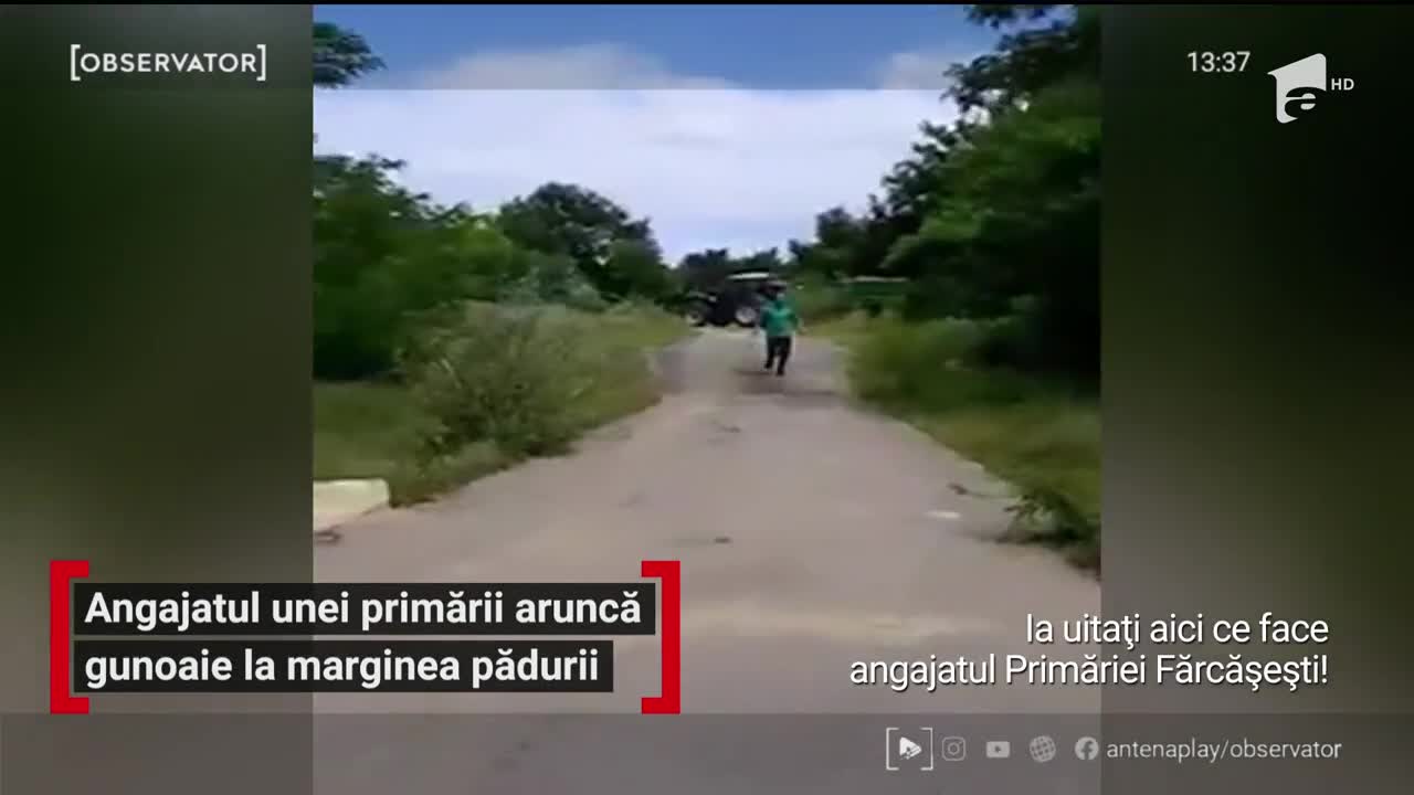 Primărie amendată pentru gunoaie aruncate &icirc;n pădure
