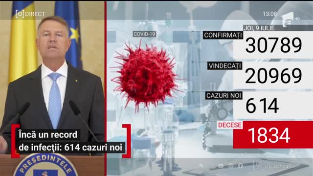 Klaus Iohannis, declarație de presă la Palatul Cotroceni