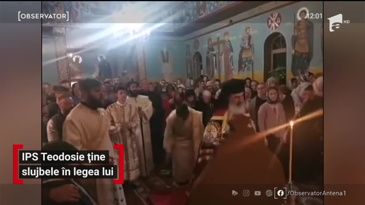 IPS Teodosie ține slujbele &icirc;n legea lui