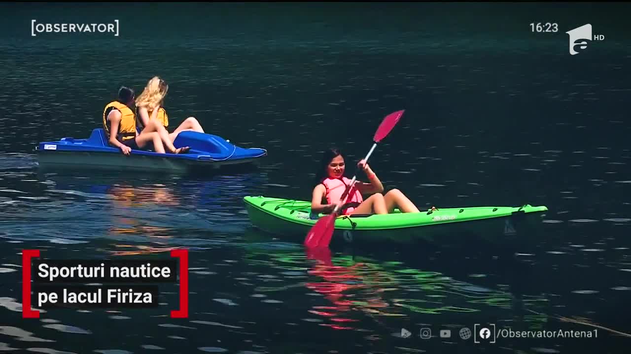 Nu trebuie să mergeţi la mare pentru a practica sporturi nautice. O puteţi face şi la 10 kilometri distanţă de Baia Mare