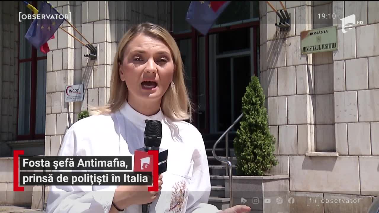 Alina Bica, fosta şefă Antimafia, a fost prinsă de poliţişti &icirc;n Italia
