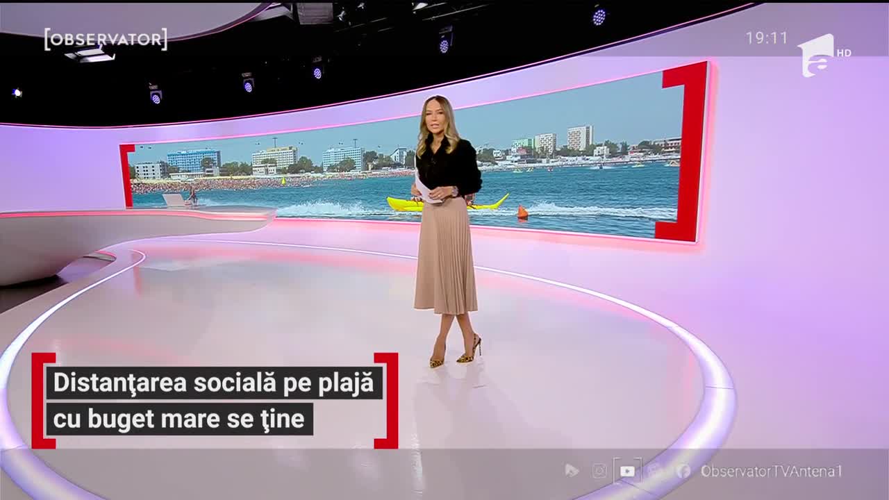 Distanțarea socială pe plajă cu buget mare se ține