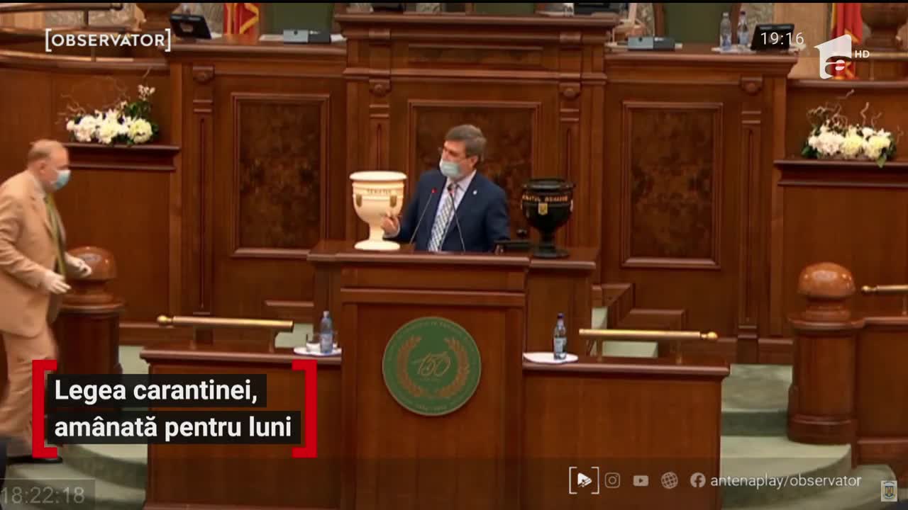 Legea carantinei, am&acirc;nată pentru luni
