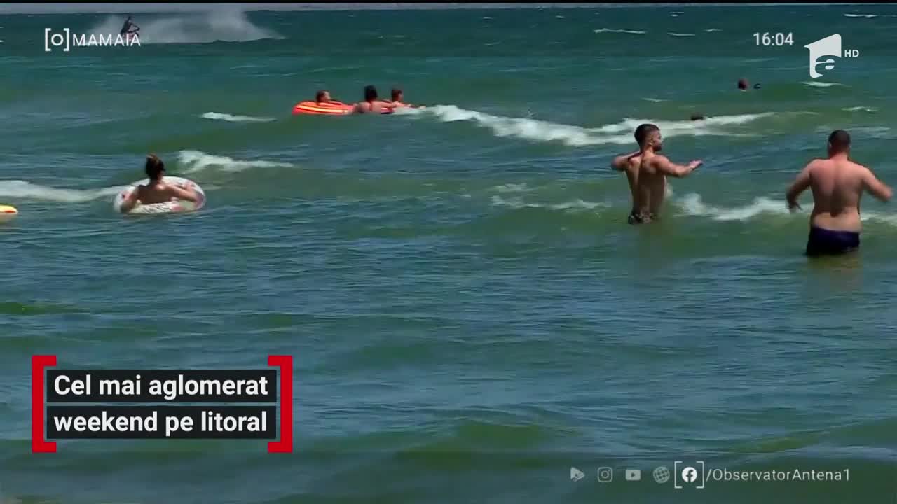 Cel mai aglomerat weekend pe litoral