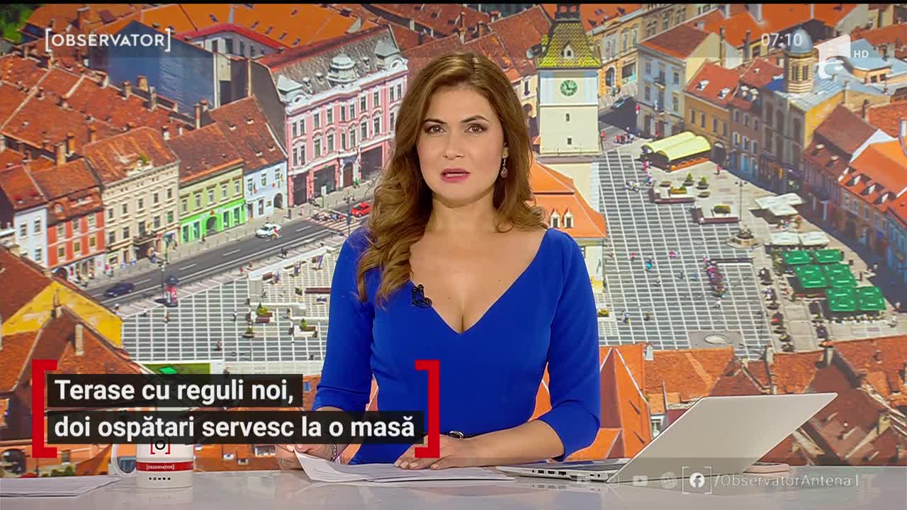 Pe l&acirc;ngă distanţarea meselor şi dezinfectarea după fiecare client, la terasele din Braşov apar reguli noi