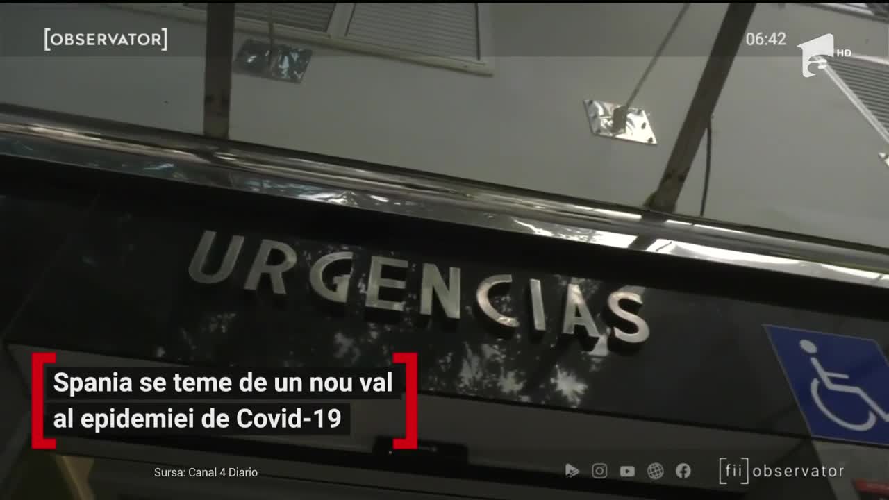 Spania este una dintre ţările europene &icirc;n care pandemia dă semne că ar putea reveni &icirc;ntr-un al doilea val