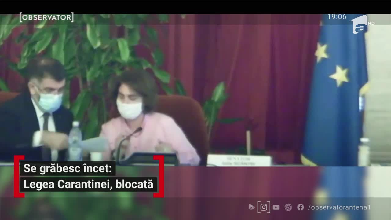 Legea Carantinei, blocată &icirc;n Parlament