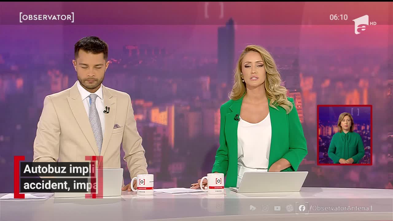 Grav accident rutier &icirc;n Capitală! Un autobuz și o mașină s-au izbit violent