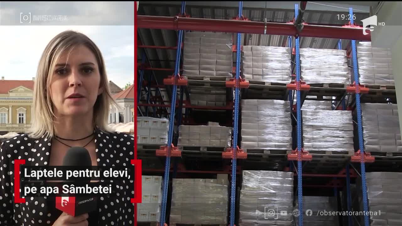 Sute de tone de lapte din programul &bdquo;Laptele şi cornul" riscă să ajungă la gunoi