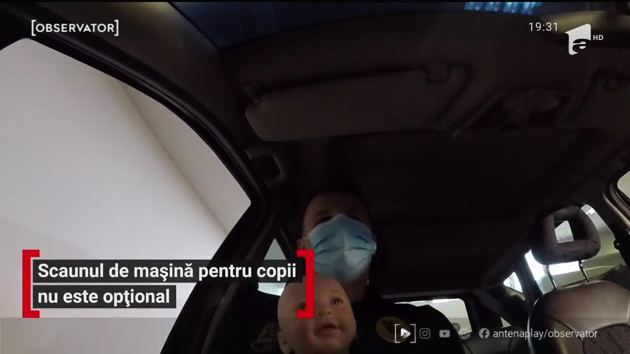 Scaunul de mașină pentru copii nu este opțional