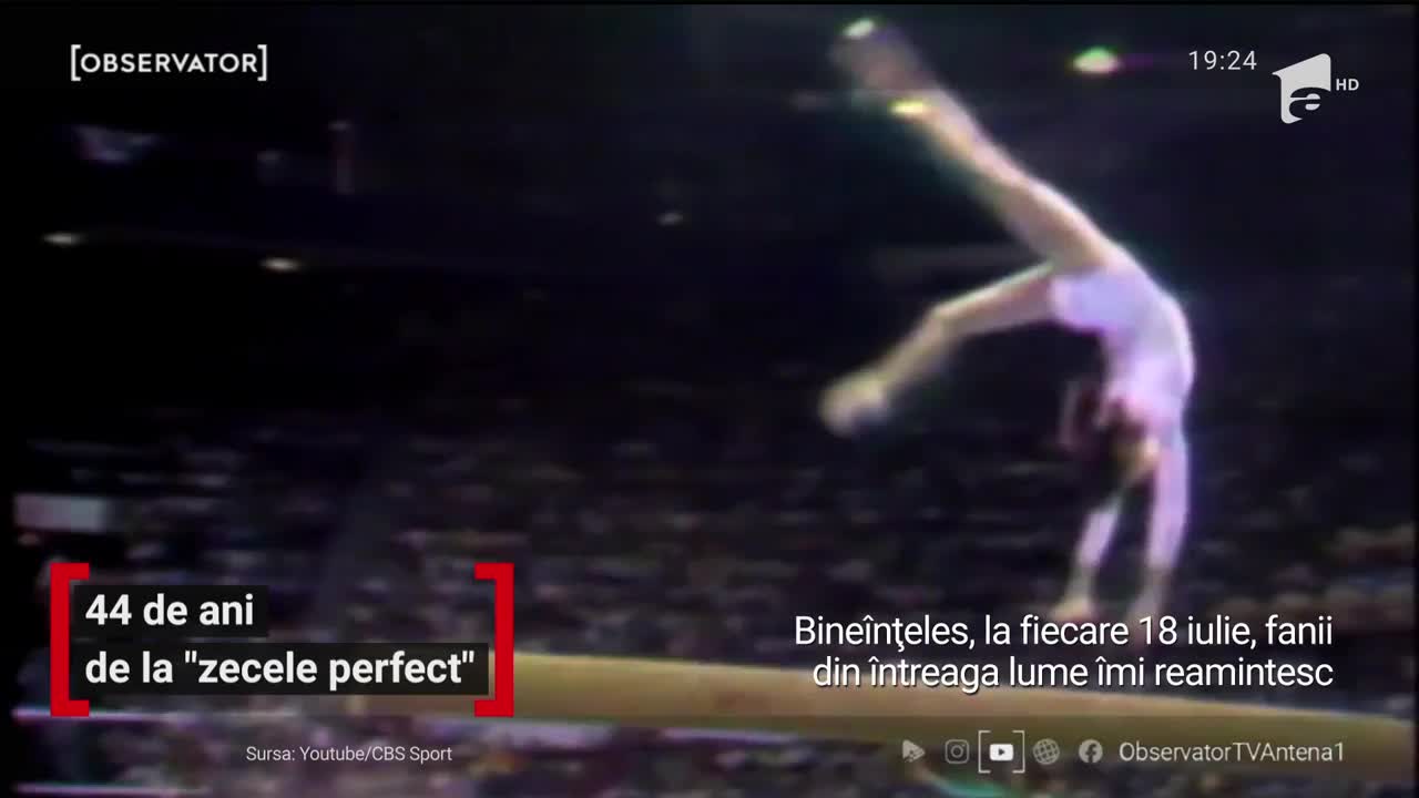44 de ani de la &bdquo;zecele perfect&rdquo;. Oraşul natal al Nadiei Comăneci a decis ca 18 iulie să răm&acirc;nă Ziua Oneştiului