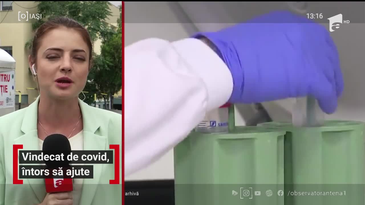 Un bărbat care a &icirc;nvins covidul, s-a &icirc;ntors să ajute spitalul &icirc;mpotriva virusului