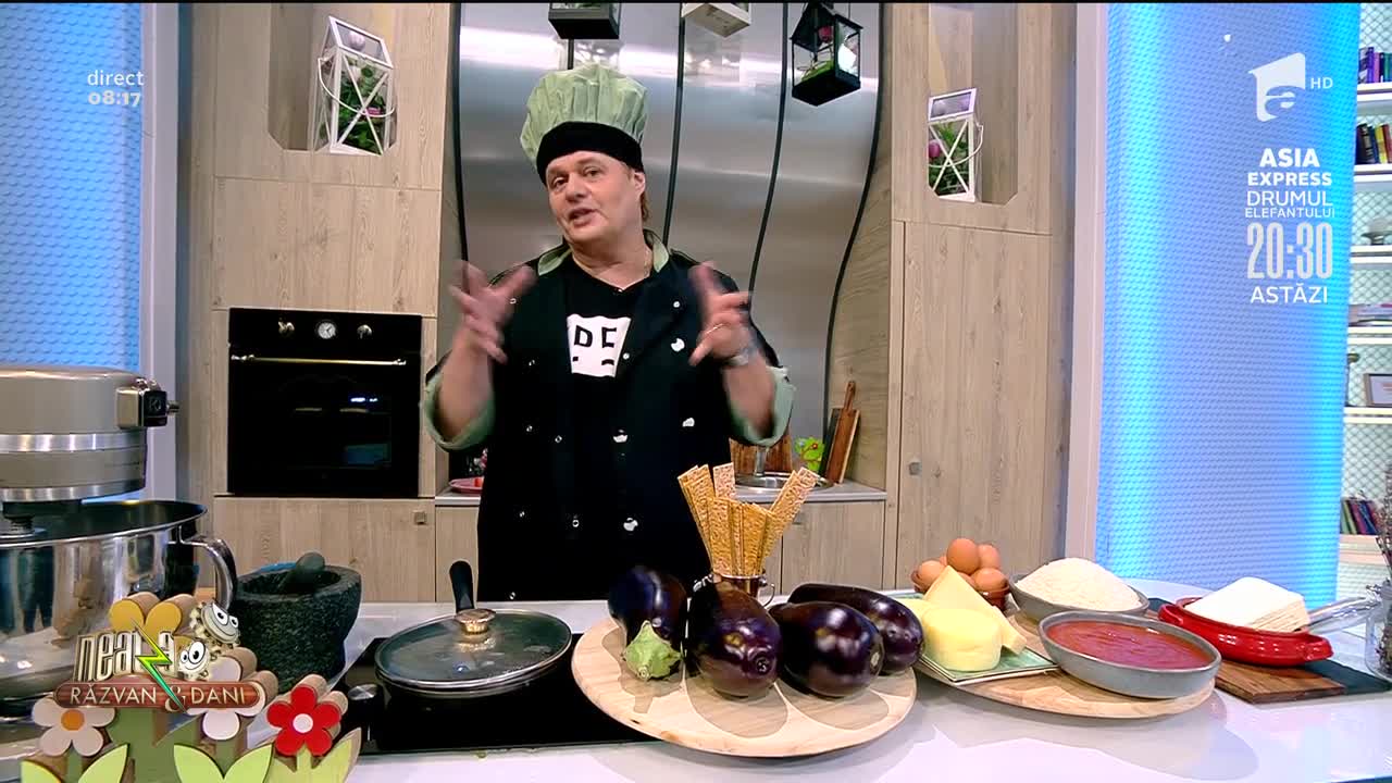 Turnuleț de vinete, rețeta lui Vlăduț de la Neatza cu Răzvan şi Dani