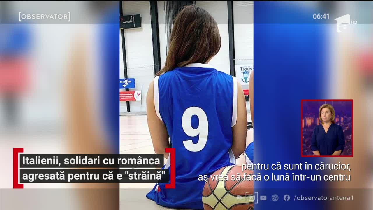 Italienii, solidari cu sportiva paralimpică rom&acirc;ncă, după ce a fost agresată pentru că e străina