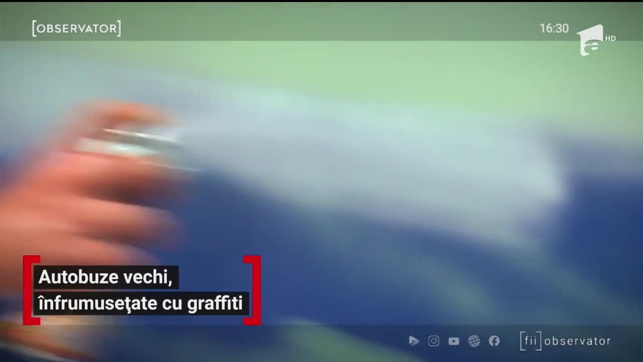 Autobuze vechi din T&acirc;rgu Jiu, &icirc;nfrumusețate cu graffiti