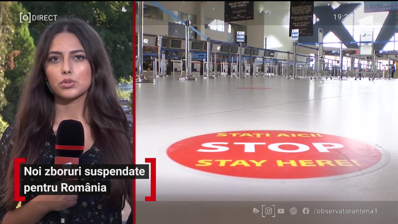 Noi zboruri suspendate pentru Rom&acirc;nia