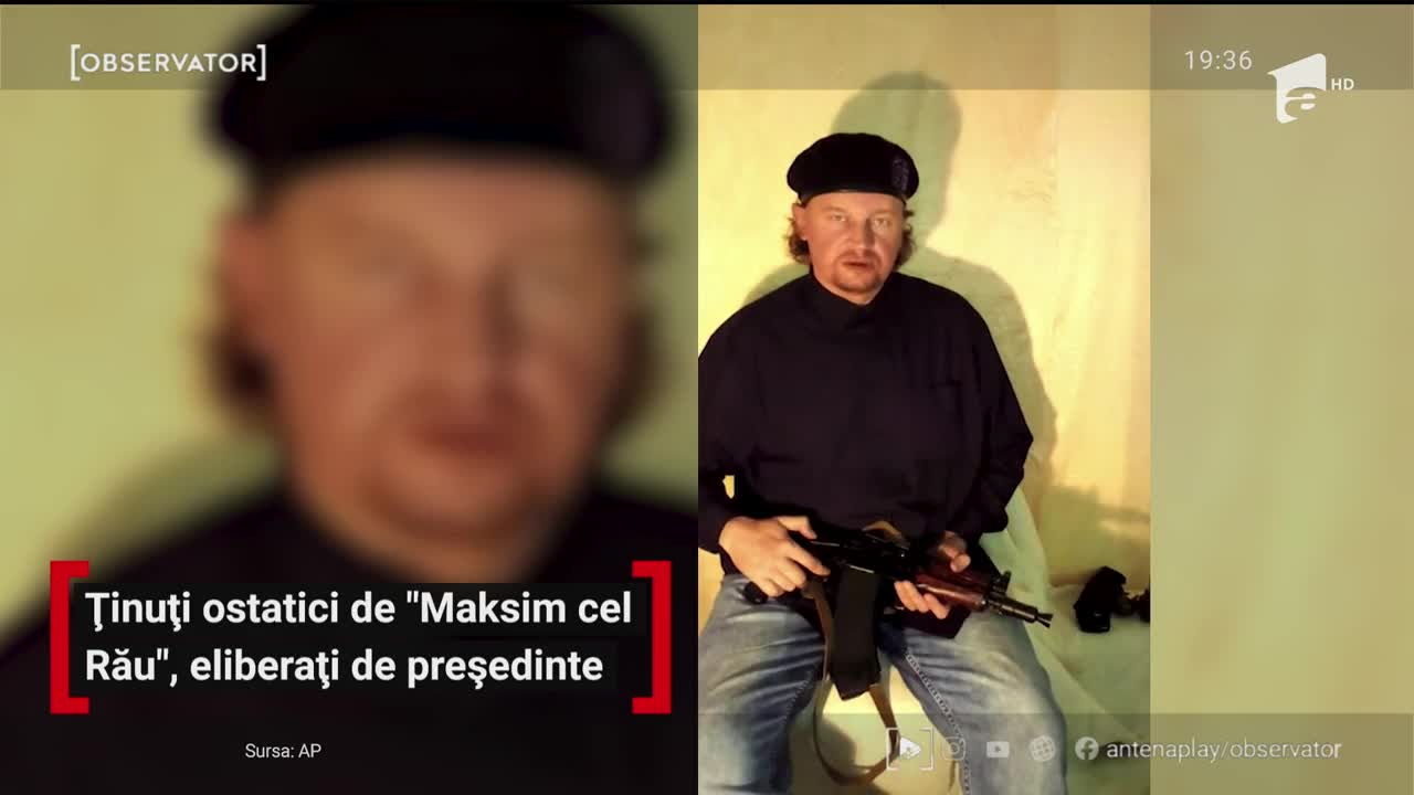 Ținuți ostatici de &bdquo;Maksim cel Rău&rdquo;, eliberați de președinte