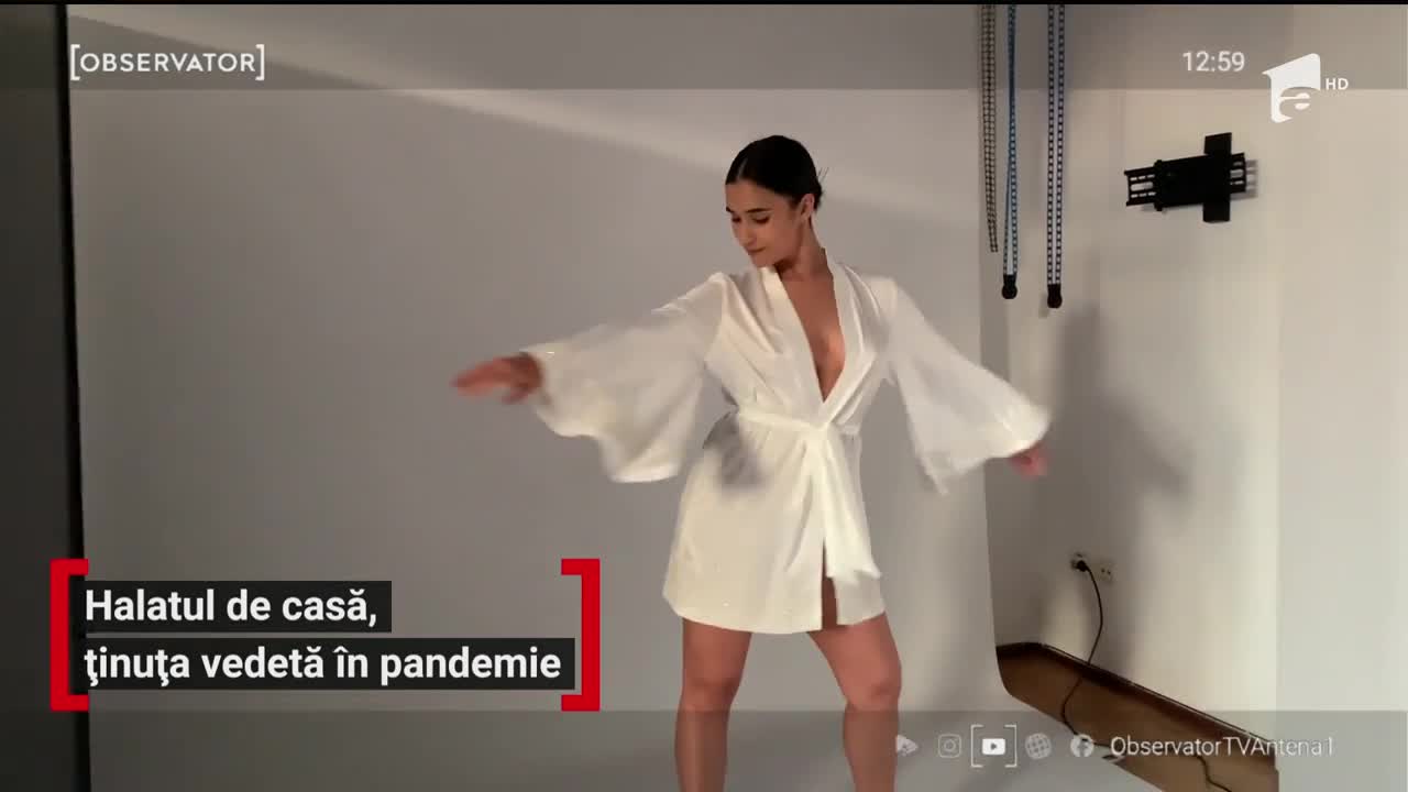 O t&acirc;nără din Ploieşti a creat o linie de halate şi pijamale