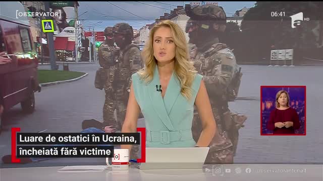 Zi de tensiune maximă &icirc;n Ucraina. Un individ &icirc;narmat a luat ostatici toţi pasagerii unui autobuz